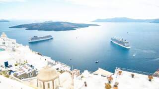 Visitar Santorini en una escala de cruceros. Cómo es la experiencia.